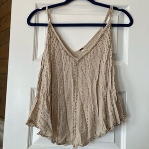 Free People Beaded Tank Top, Size XS